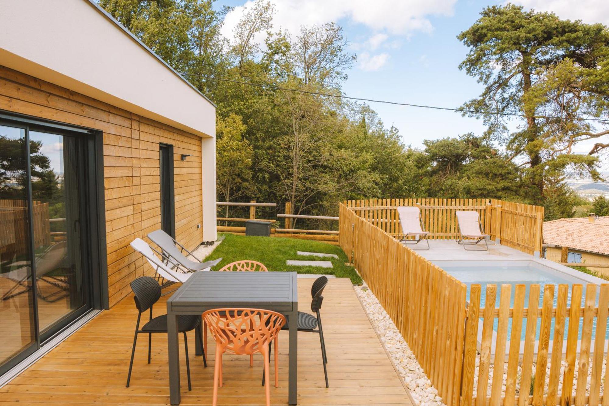 La Booa - En Ardeche - Piscine Privee - Ecolodgite Villa
