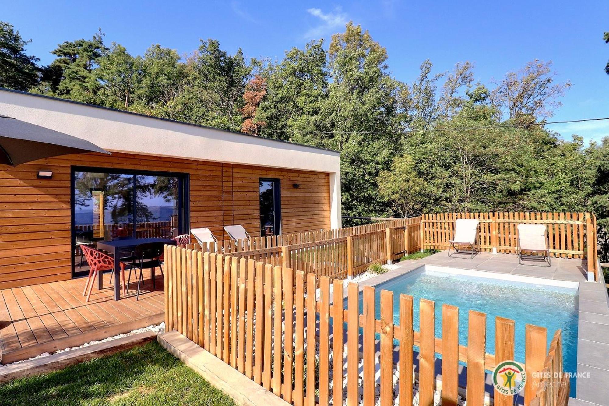 La Booa - En Ardeche - Piscine Privee - Ecolodgite